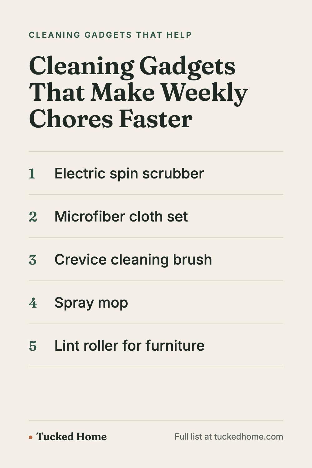Cleaning Gadgets That Make Weekly Chores Faster